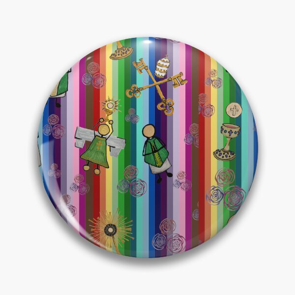 Item preview, Catholic Life - Rainbow Stripes Vertical designed and sold by Snowroseblossom.