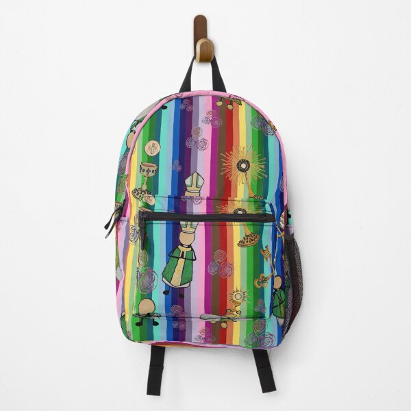 Item preview, Catholic Life - Rainbow Stripes Vertical designed and sold by Snowroseblossom.