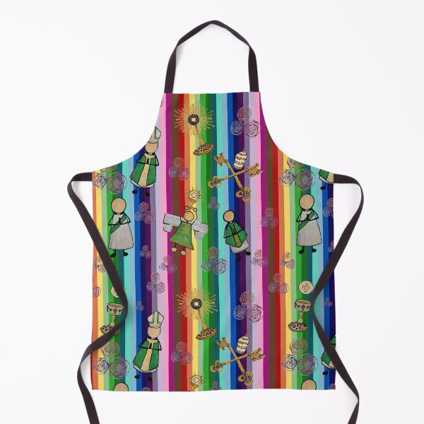 Item preview, Catholic Life - Rainbow Stripes Vertical designed and sold by Snowroseblossom.
