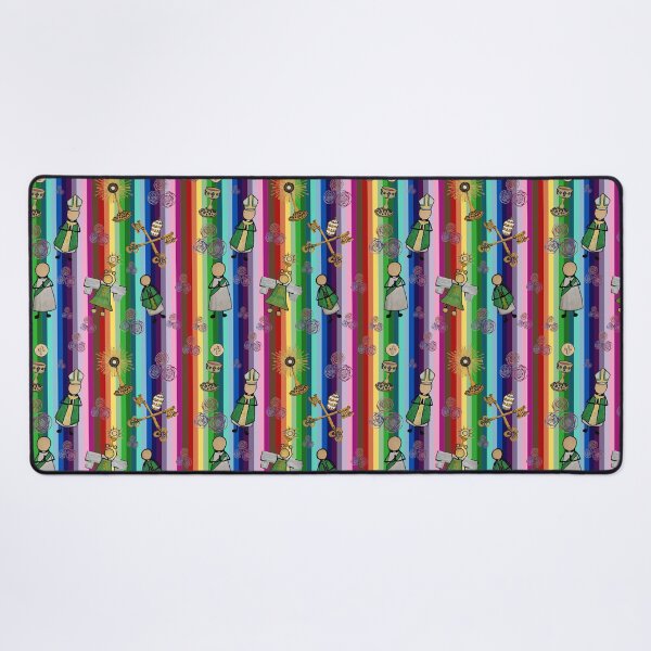 Item preview, Catholic Life - Rainbow Stripes Vertical designed and sold by Snowroseblossom.