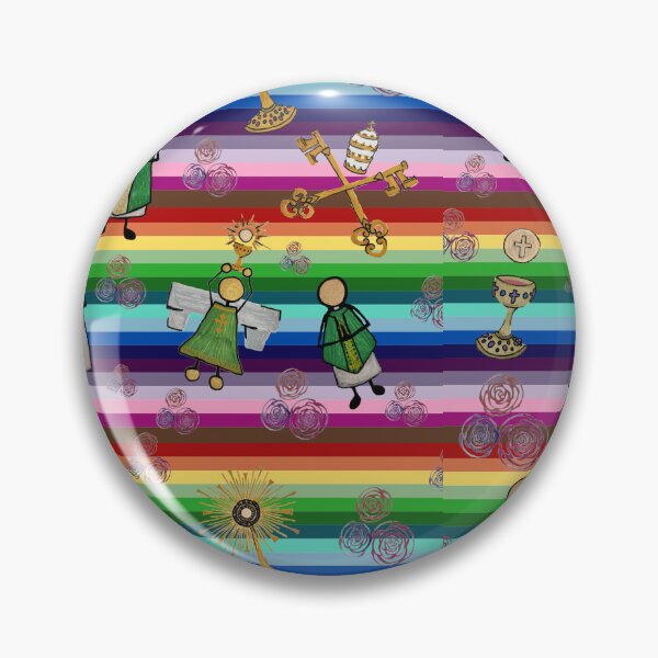 Item preview, Catholic Life - Rainbow Stripes Horizontal designed and sold by Snowroseblossom.