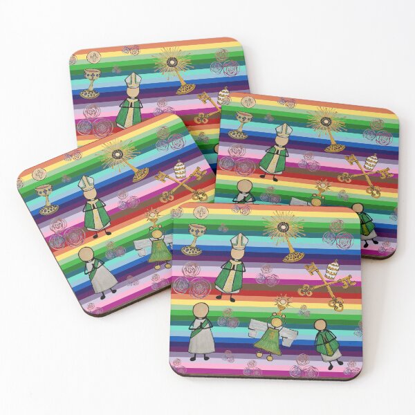 Item preview, Catholic Life - Rainbow Stripes Horizontal designed and sold by Snowroseblossom.
