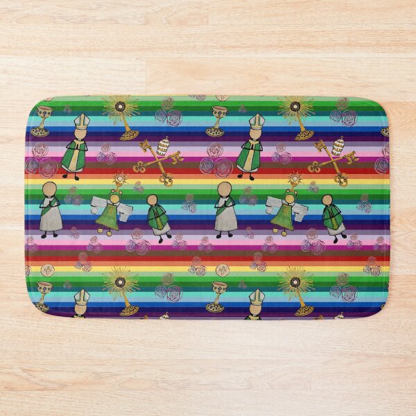 Item preview, Catholic Life - Rainbow Stripes Horizontal designed and sold by Snowroseblossom.