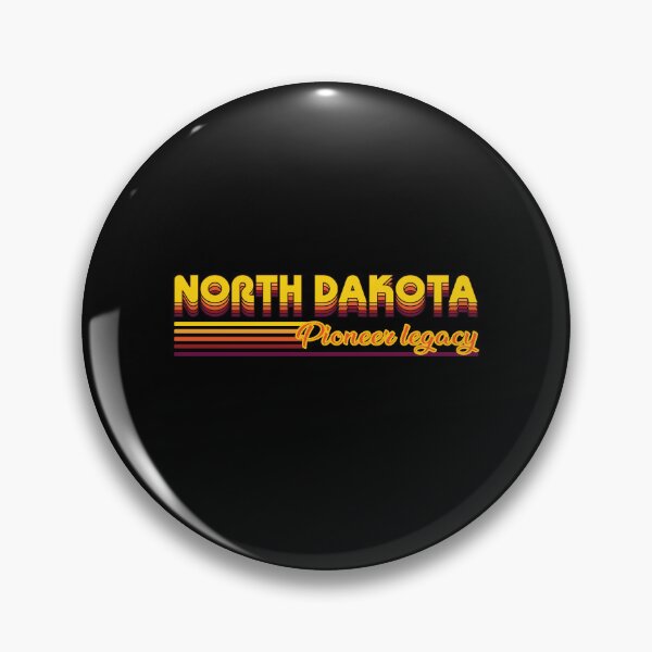Item preview, cool North Dakota USA state design designed and sold by RetroMaritalArt.