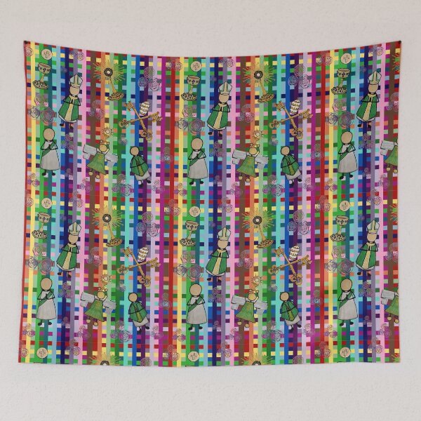 Item preview, Catholic Life - Rainbow Crisscross designed and sold by Snowroseblossom.