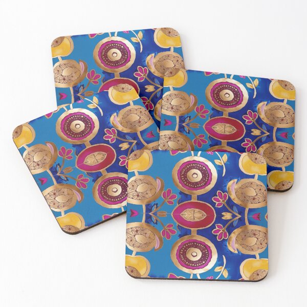 Item preview, Floral Harmony with Mineral Accents  Artistic Fusion designed and sold by ArtDesignTp.