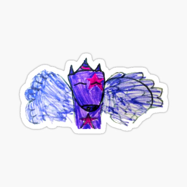 The Unicorn That Wanted To Dress Up As A Bat For Halloween Sticker