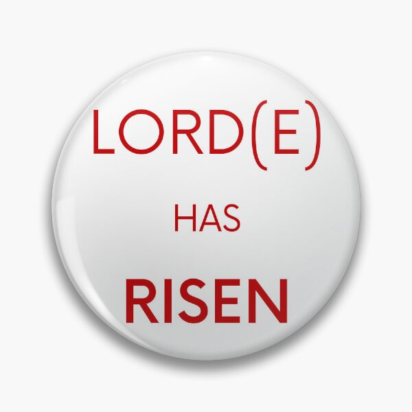 Item preview, lord(e) has risen t-shirt, funny pop music sticker, what was that designed and sold by Bits & Bops Boutique.