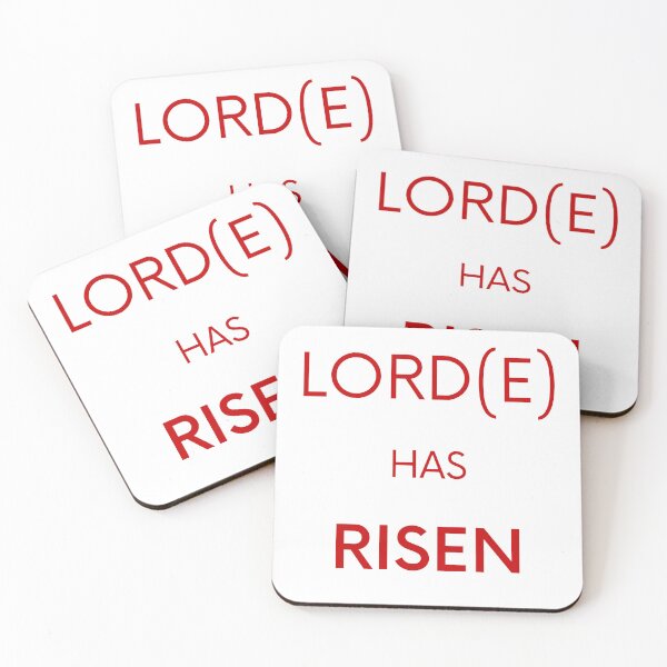 Item preview, lord(e) has risen t-shirt, funny pop music sticker, what was that designed and sold by Bits & Bops Boutique.