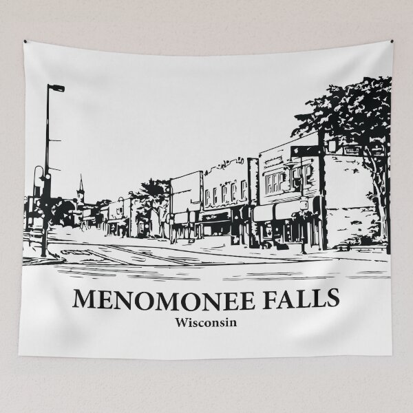 Item preview, Menomonee Falls - Wisconsin designed and sold by Lakeric Cityscapes.