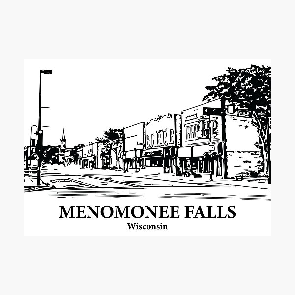 Item preview, Menomonee Falls - Wisconsin designed and sold by Lakeric.