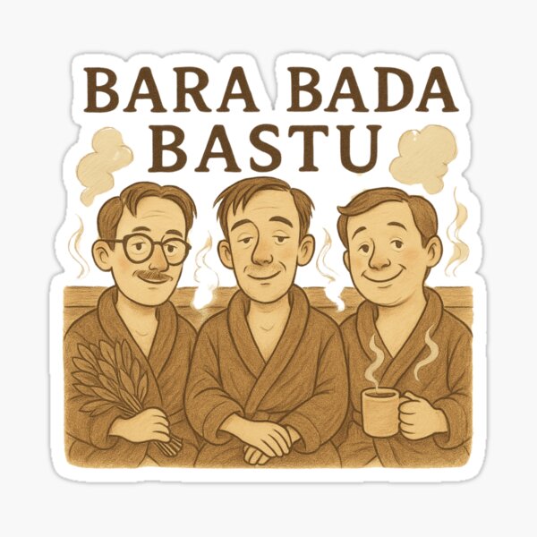 Aperçu de l'œuvre Bara Bada Bastu – Collection Sauna (Transparent) créée et vendue par creative-SW.
