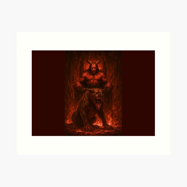 Item preview, The Infernal Sentinel designed and sold by A Sinister Sly.