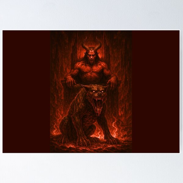 Item preview, The Infernal Sentinel designed and sold by A Sinister Sly.
