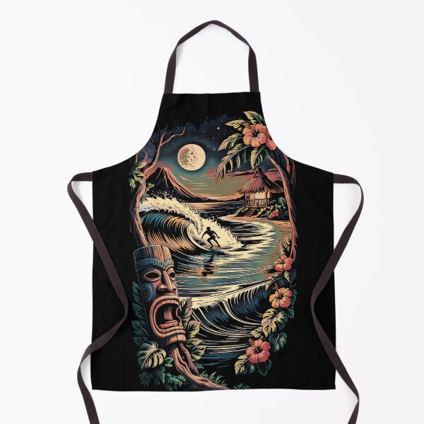 Item preview, Tiki And Surfer designed and sold by sunnthreads.
