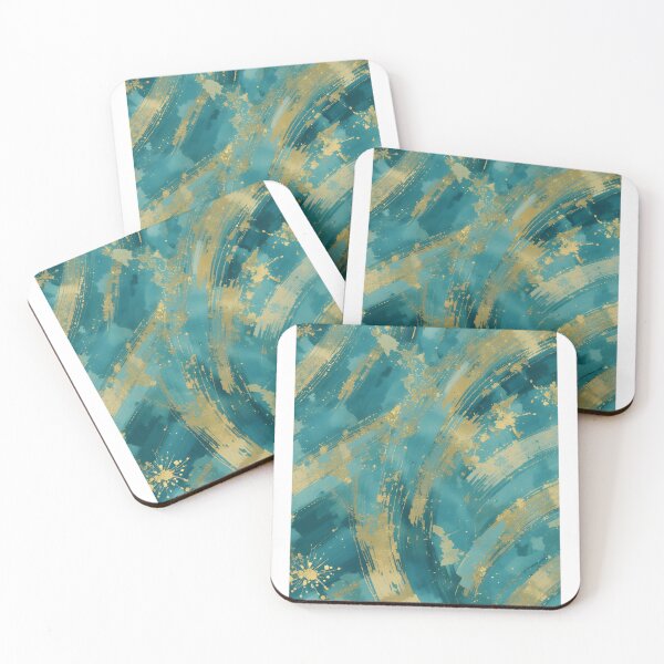 Item preview, Celestial Waves of Gold designed and sold by supakor.