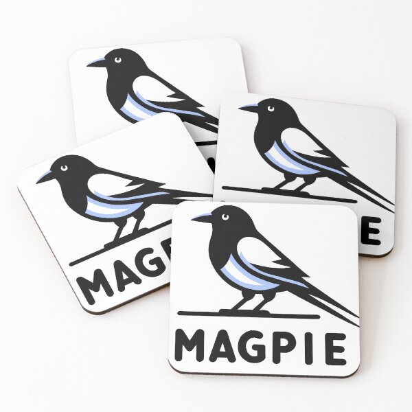 Item preview, Magpie Illustration | Bold Minimalist Bird Design designed and sold by FunnehGacha.