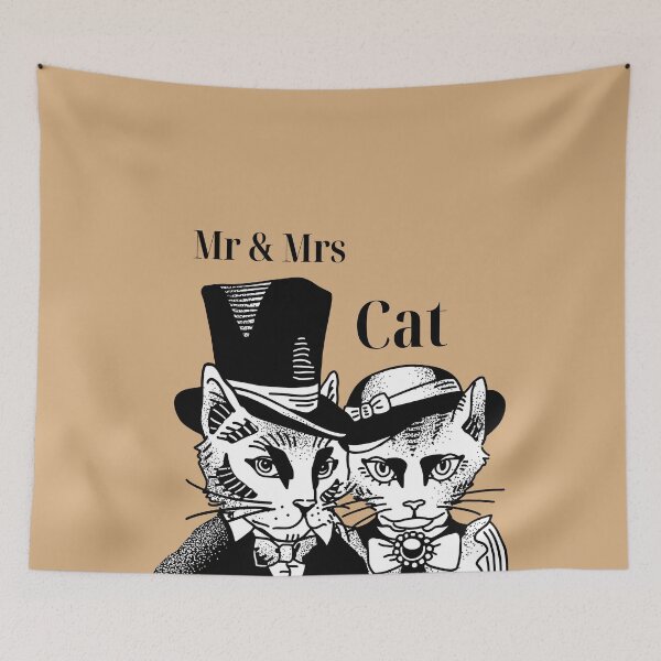 Item preview, the cat couple designed and sold by browncis1shop.