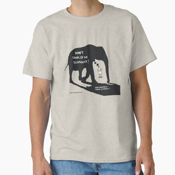 Item preview, Don't Think of an Elephant designed and sold by Sketchplanations.