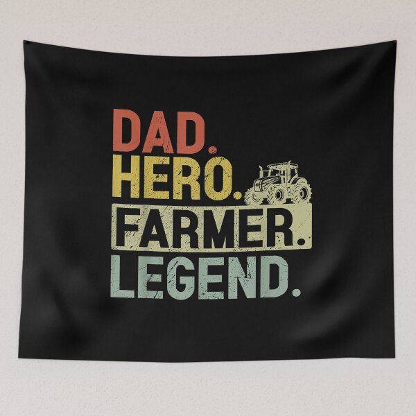 Item preview, Dad Hero Farmer Legend Father's Day Farming Farmer Dad designed and sold by Raydinmob.