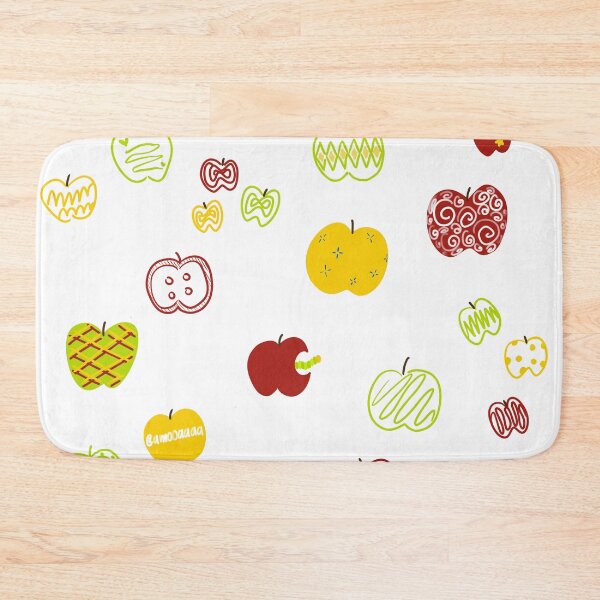 Item preview, Aesthetic Scattered Apple Doodle Drawing designed and sold by amooaaaa.