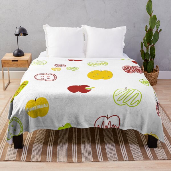 Item preview, Aesthetic Scattered Apple Doodle Drawing designed and sold by amooaaaa.