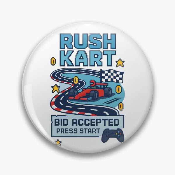 Item preview, Rush Kart – Sorority Racing Game Sticker designed and sold by summer-loving.
