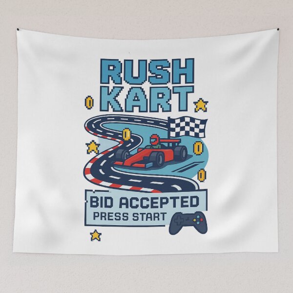Item preview, Rush Kart – Sorority Racing Game Sticker designed and sold by summer-loving.