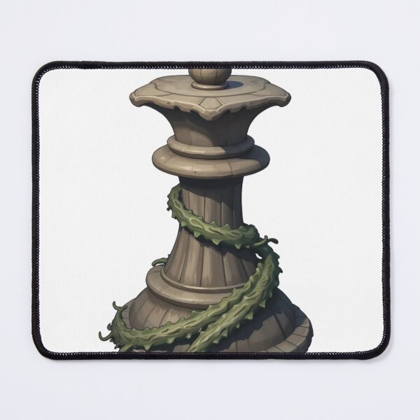 Item preview, Stone Textured Chess King with Green Vine on Transparent Background designed and sold by Creative88Art.