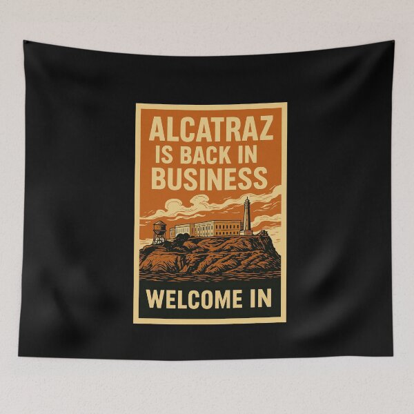 Item preview, Make Alcatraz Great Again designed and sold by ValentinaHramov.