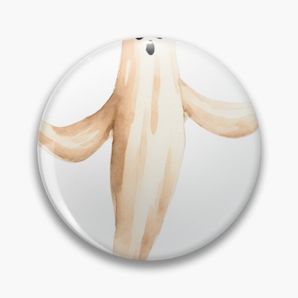 Item preview, Watercolor Illustration of a Ghost with Flowing Body and Open Mouth designed and sold by Creative88Art.