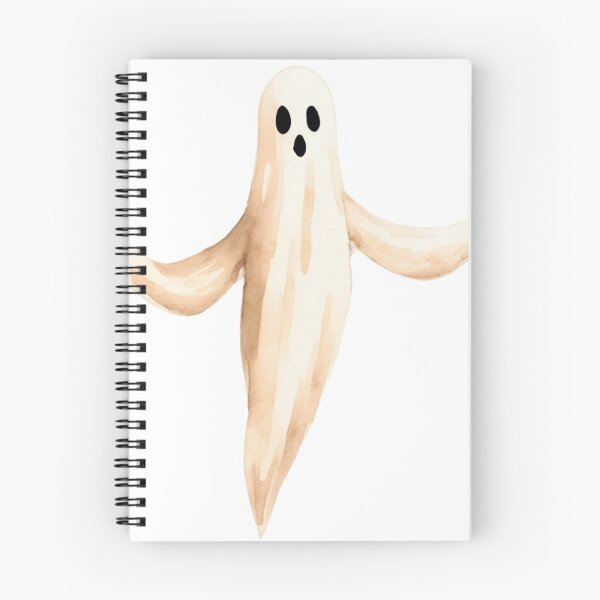 Item preview, Watercolor Illustration of a Ghost with Flowing Body and Open Mouth designed and sold by Creative88Art.