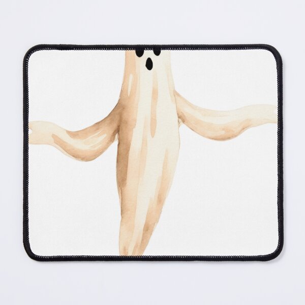 Item preview, Watercolor Illustration of a Ghost with Flowing Body and Open Mouth designed and sold by Creative88Art.