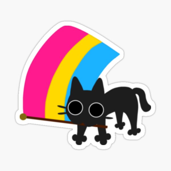 Item preview, Pansexual Kitten designed and sold by PudgiestBudgie.