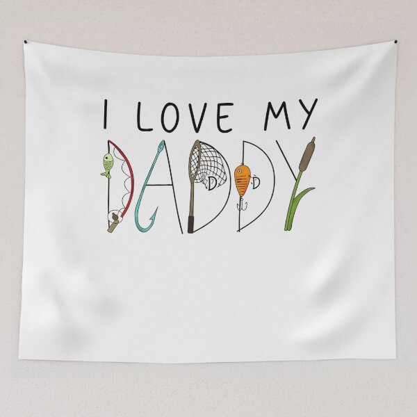 Item preview, Love My Daddy Gone Fishing First Father's Day New Dad designed and sold by XuanhieuBp.