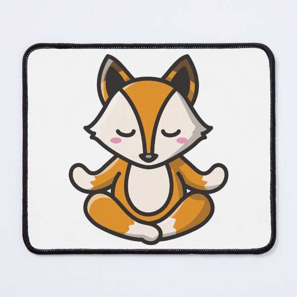 Item preview, Yoga Animal - Renard lotus designed and sold by 1001-Collants.