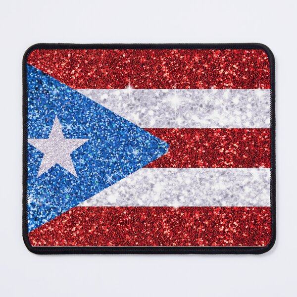 Item preview, Glitter Puerto Rican Flag designed and sold by Claustronautas.