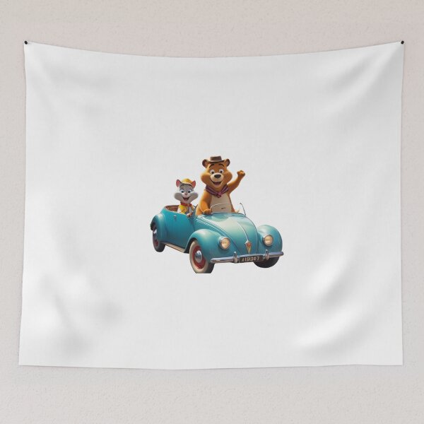 Item preview, "Beary Fast & Furr-ious" – Cartoon Road Trip Legends designed and sold by Artitude Studio.