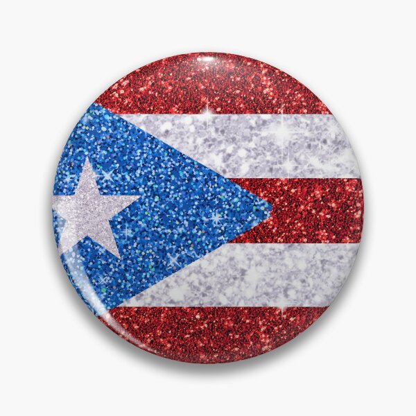 Item preview, Glitter Puerto Rican Flag designed and sold by Claustronautas.