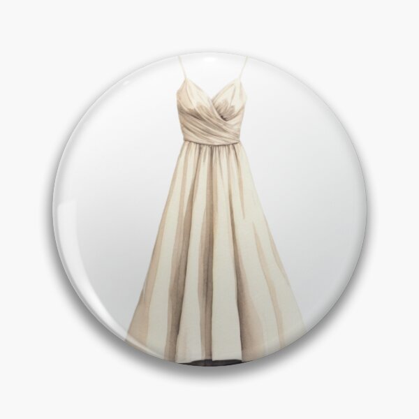 Item preview, Beige Sleeveless High Low Dress with Ruched Bodice on Hanger designed and sold by Creative88Art.