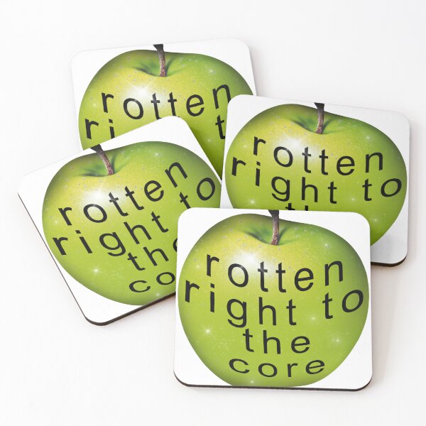 Item preview, “Rotten Right to the Core” Sticker – Bold & Edgy Design designed and sold by chloegodecart.