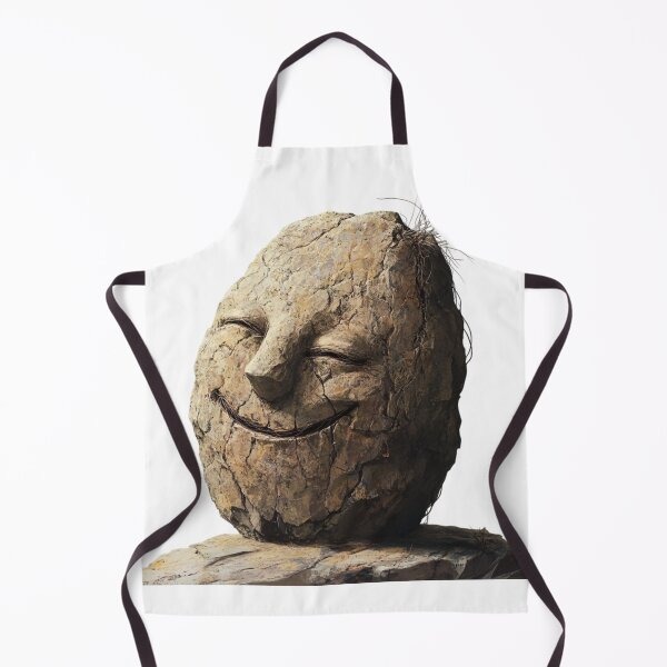 Item preview, Smiling Stone Head designed and sold by MelaDizayn.