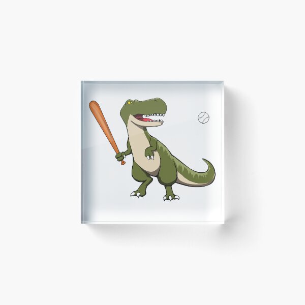 Item preview, Baseball Batter Dinosaur T-rex Design designed and sold by Jaudaux Designs.