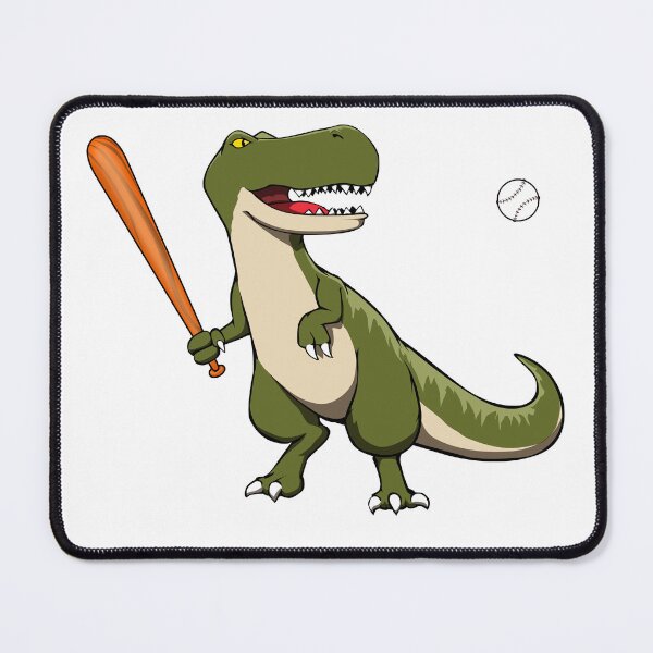 Item preview, Baseball Batter Dinosaur T-rex Design designed and sold by Jaudaux Designs.