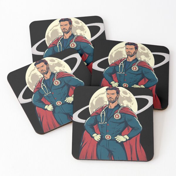 Item preview, Doctor Superhero – Real Heroes Wear Scrubs (Comic Style) designed and sold by MomentumbyOla.