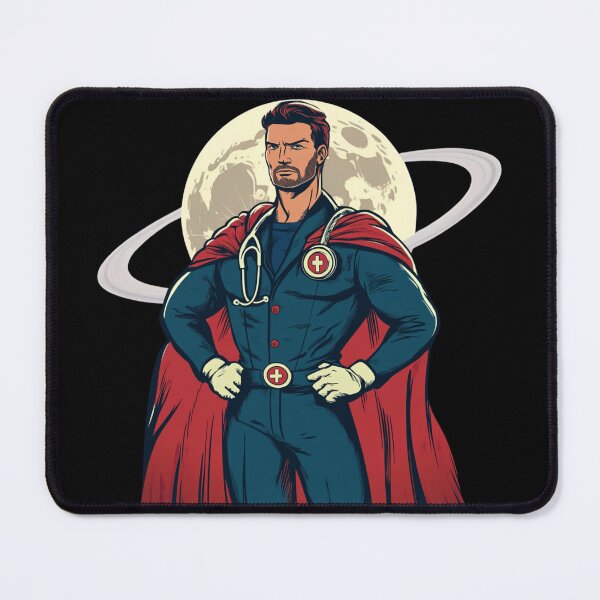 Item preview, Doctor Superhero – Real Heroes Wear Scrubs (Comic Style) designed and sold by MomentumbyOla.