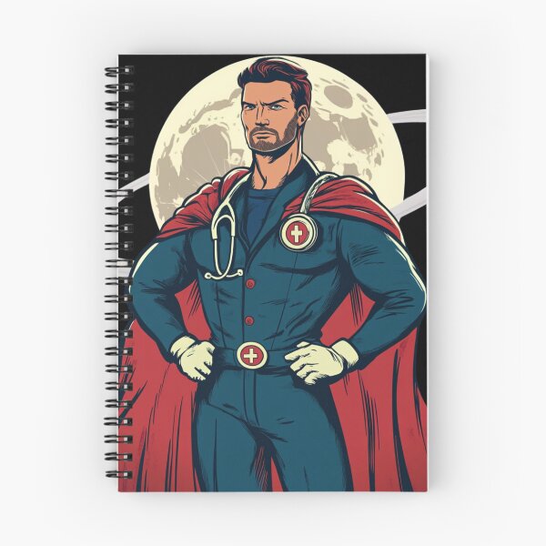 Item preview, Doctor Superhero – Real Heroes Wear Scrubs (Comic Style) designed and sold by MomentumbyOla.