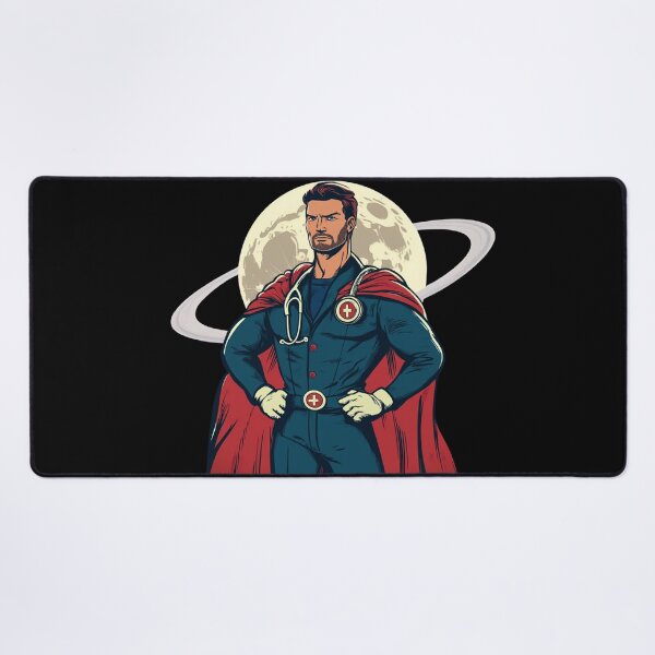 Item preview, Doctor Superhero – Real Heroes Wear Scrubs (Comic Style) designed and sold by MomentumbyOla.