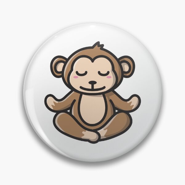 Item preview, Yoga Animal - Monkey lotus designed and sold by 1001-Collants.