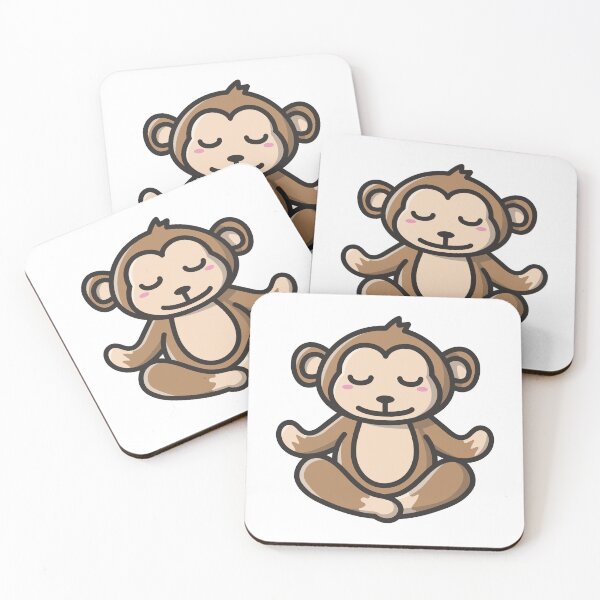 Item preview, Yoga Animal - Monkey lotus designed and sold by 1001-Collants.